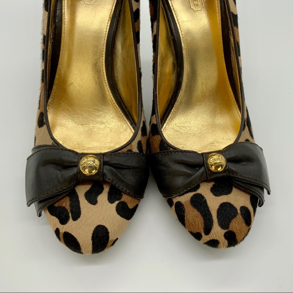 Coach Alaina Animal Print Pump